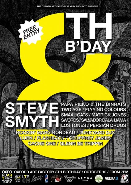 Oxford Art Factory Birthday