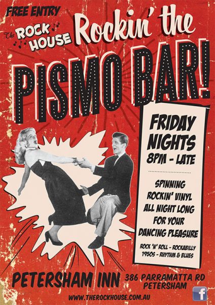 Pismo Bar gig flier